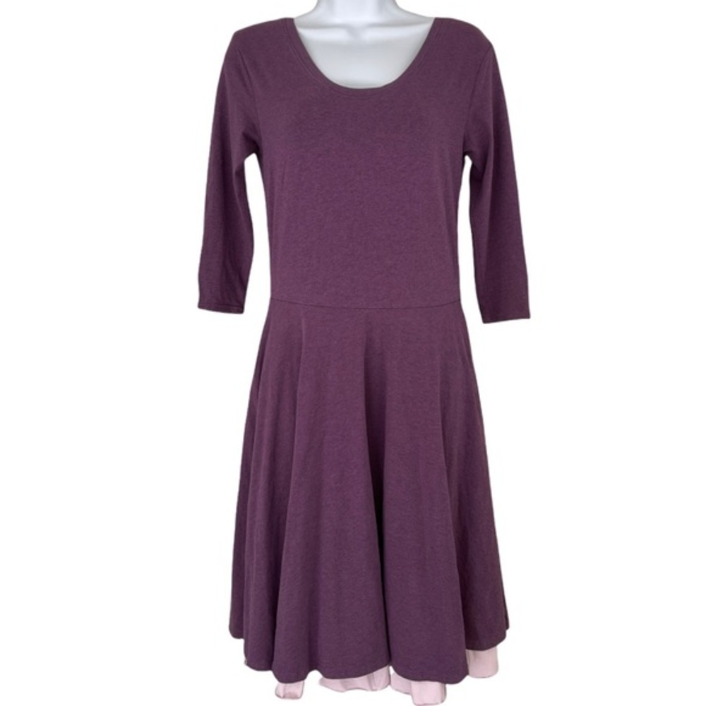 Matilda Jane Queen of Heart dress layered purple S